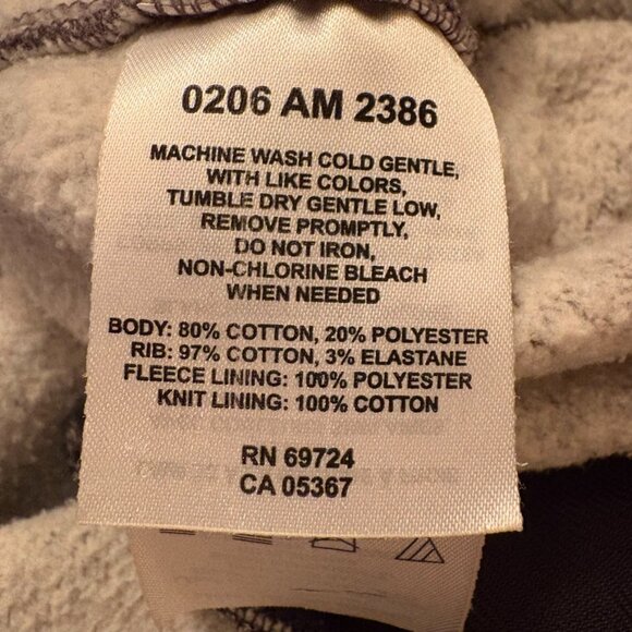 Columbia Cotton Blend Gray Fleece Hoodie Cotton Blend Hoodie Gray Hoodie Size XL - Picture 7 of 7